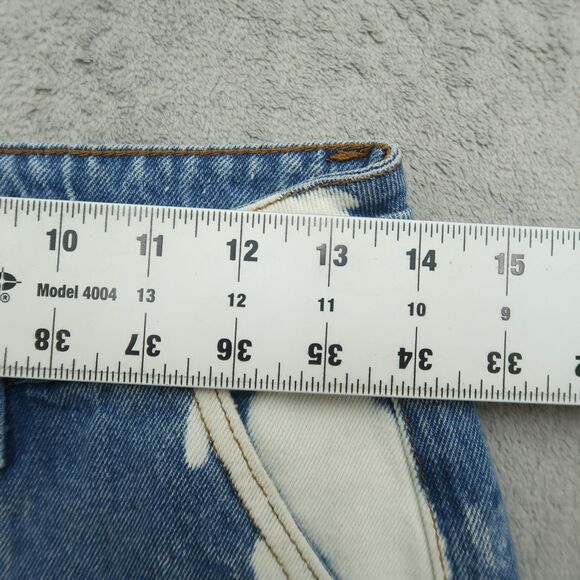 Simple Society Cargo Jeans Juniors Size 5/27 High-Rise Straight Denim 30" Inseam - Picture 3 of 16